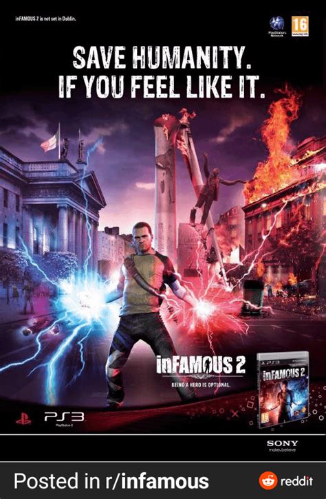 This Promotional Poster For Infamous 2 Back In 2011 Which For Some