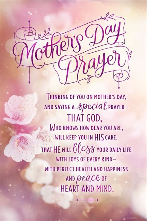 Mothers Day Prayer Thinking Of You On Mothers Day And Saying A