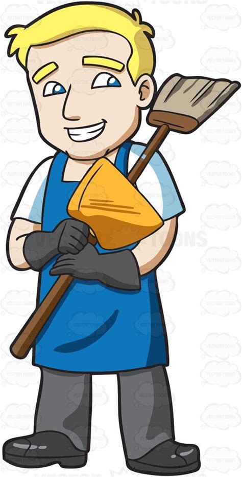 Broom And Dustpan Clipart Cartoon Character Pictures On Cliparts Pub