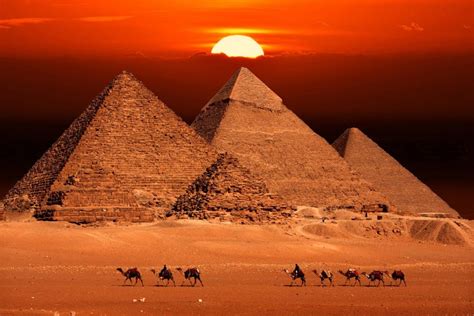 The Great Pyramid Of Giza Is The Only Known Eight Sided Pyramid In