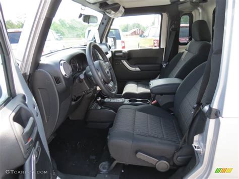 The longer wrangler unlimited can seat five and hold up to 46.4 cu. Black Interior 2012 Jeep Wrangler Unlimited Sahara Mopar ...