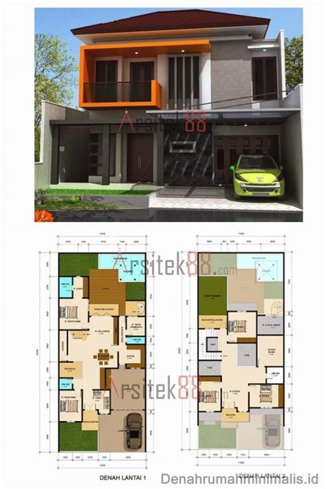 desain rumah minimalis  lantai type