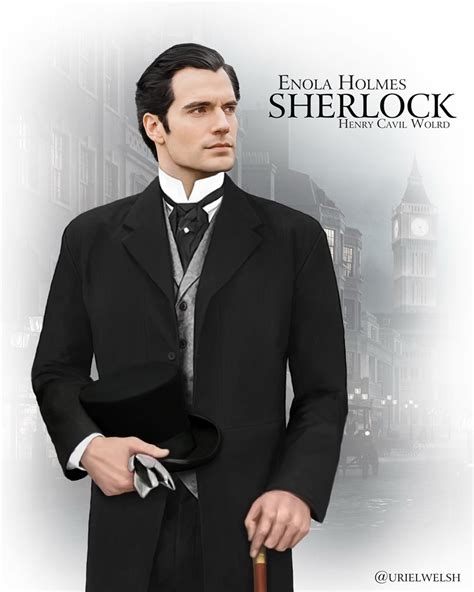 Henry Cavill As Sherlock Holmes Filmes Atores Bonitos Henry Cavill