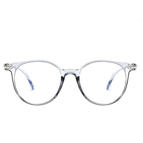 sipu unisex stylish cat eye non prescription eyeglasses round glasses clear lens eyewear frames