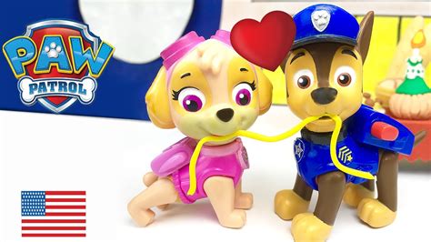 Paw Patrol Chase And Skye Kiss Lady And The Tramp They Want To Get
