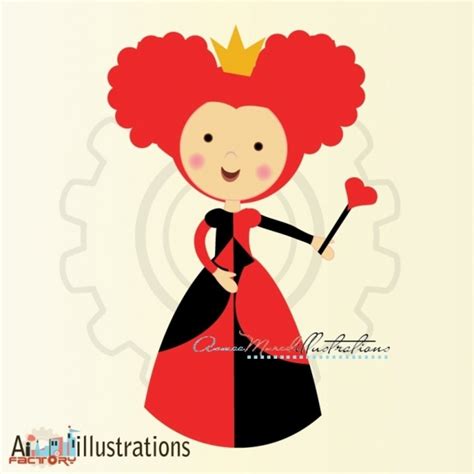Alice In Wonderland Queen Of Hearts Clip Art N2 Free Image Download