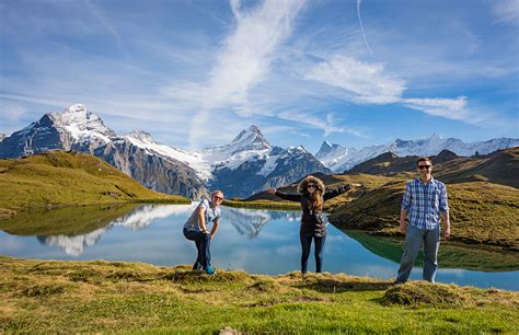 Hiking Switzerland Bachalpsee Lake Travel Caffeine