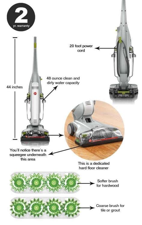 Hoover Floormate Deluxe Hard Floor Cleaner Machine Wet Dry Vacuum