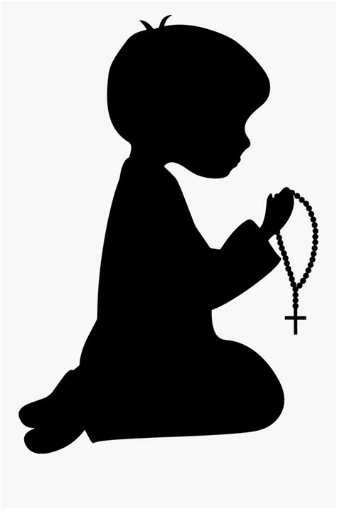 First Communion Catholic Boy Praying First Communion Boy Silhouette