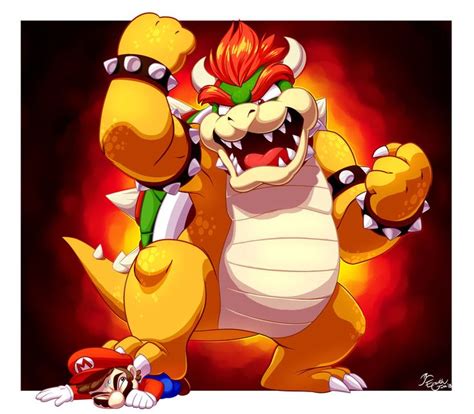 Bow Down To The King By Earthgwee Super Mario Art Mario Art Mario