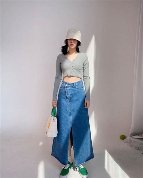 Pin By Ania On Rzeczy Do Noszenia Denim Dress Outfit Denim Fashion Japan Fashion Street