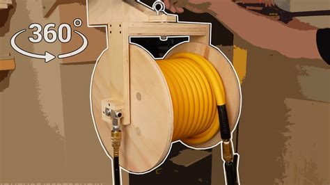 Air Hose Reel From Plywood Diy W Free Plans Youtube