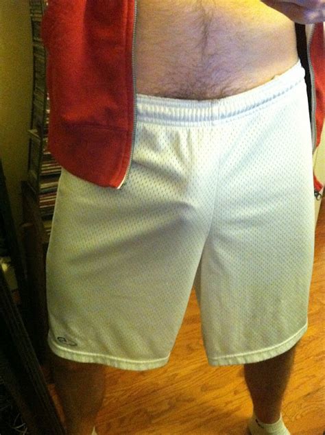 Gear Bulges White Mesh Shorts