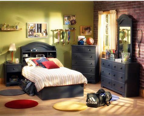 Full Gray Bed Set For Teenage Boys Furniture Ideas Deltaangelgroup