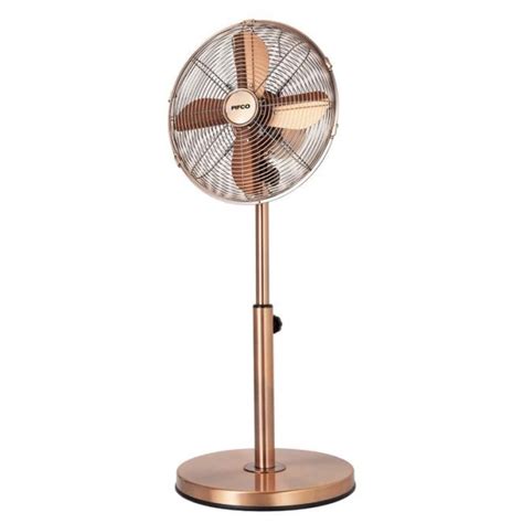 Pifco 12 Pedestal Fan With 3 Speed Settings Metal Copper Heating
