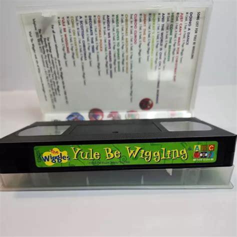 The Wiggles Yule Be Wiggling Vhs Abc Australia Video Tape 2001