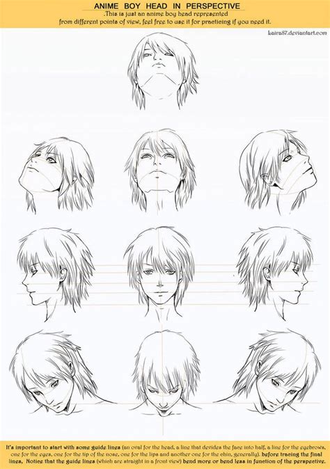 Anime Head Angles Perspective By Lairam Anime Head Anime Character