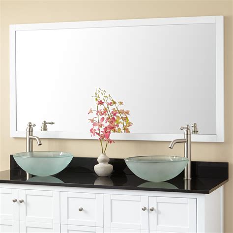 Choose your bathroom mirror with frame from our online collection: Everett Vanity Mirror - White - Bathroom Mirrors - Bathroom