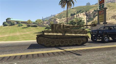 Gta 5 Tiger I World War Ii Tank Add On Mod