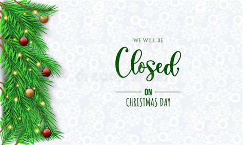 Christmas Day Background Design We Will Be Closed On Christmas Day