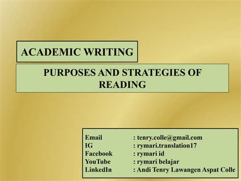 Academic Writing Ppt