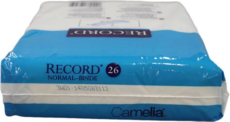 Camelia Record Binde Normal 26er Pack Hygiene And Kosmetik Damen Hygiene