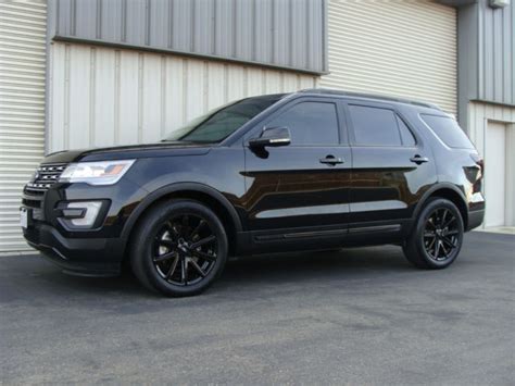 Unless otherwise noted, all vehicles shown on this website are offered for sale by licensed motor vehicle dealers. 2016 Ford Explorer LIMITED, Black/Black, Blacked out ...