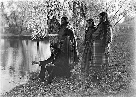 Quanah Parker Often Described As The Last Comanche Chief With 3 Of His 8 Wives Relaxing By