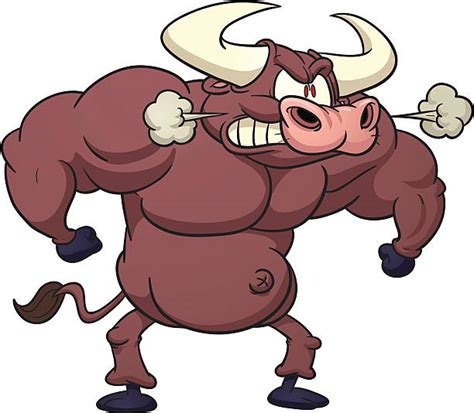Angry Bull Cartoons Illustrations Royalty Free Vector Graphics And Clip