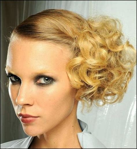 Easy Updos For Short Curly Hair Top 9 Easy Stylish Updos For Curly