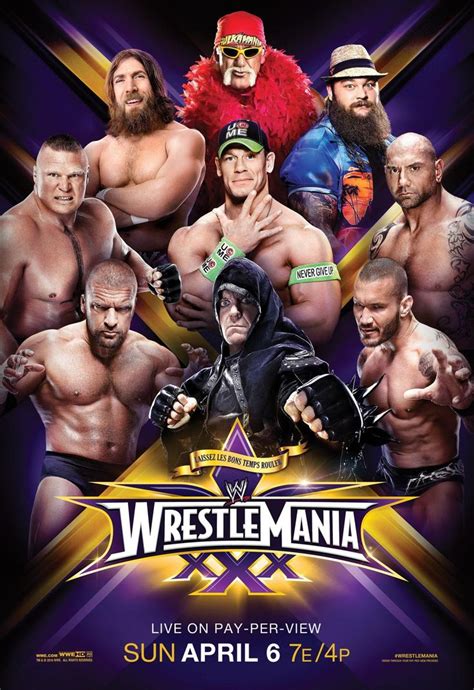Wwe wrestlemania 30 final match card (1080p). Photos: Every WrestleMania poster ever | Wwe wrestlemania 30, Wrestlemania, Wrestlemania 30
