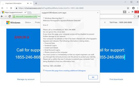 How To Remove Windows Warning Alert Pop Up Microsoft Scam