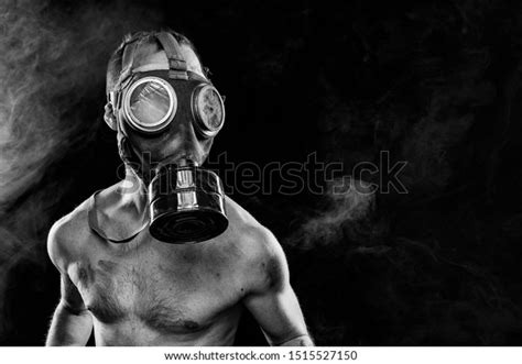 Dirty Man Gas Mask Post Apocalyptic Stock Photo 1515527150 Shutterstock