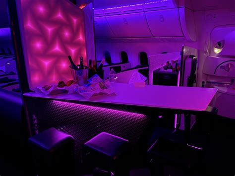 Upper Class Bar Virgin Atlantic 787