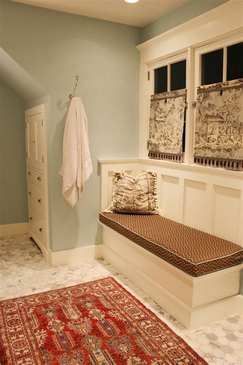 Great savings & free delivery / collection on many items. Awesome Bathroom Storage Bench Traditional with Towel Rack ...