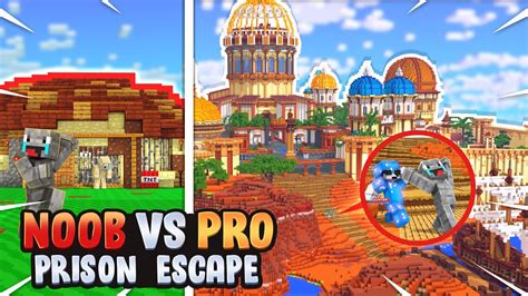 Noob Vs Pro Prison Escape Trailer Minecraft Map Youtube
