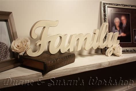 Whether you're buying unique home decor for yourself or looking for cool home decor gifts for my daughter uses this in her family room adjacent to kitchen. 8 Family SignWall hanging Wooden Family sign wooden
