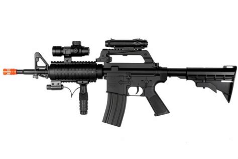 Well Spring Powered Airsoft Rifle M4 M16 Style Mr744 Trimex