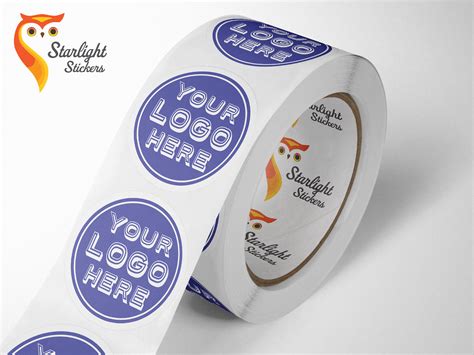 Custom Stickers Matte Circle Stickers On A Roll Round Labels