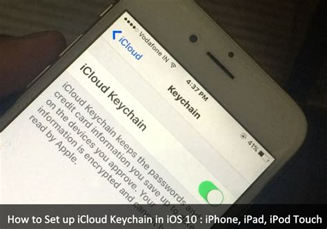 How To Set Up Icloud Keychain In Ios 11 Ios 13312ios 124 Iphone