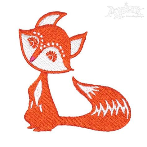 Fox Embroidery Design Apex Embroidery Designs Monogram Fonts And Alphabets