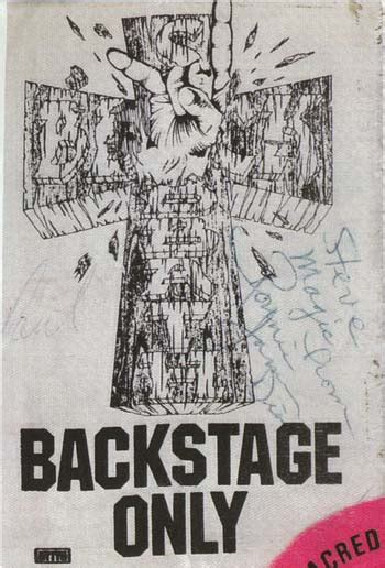 Tapios Ronnie James Dio Pages Picture Gallery Tour Passes