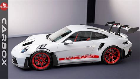 2023 Porsche 911 Gt3 Rs Ice Grey Metallic Driving And All Details