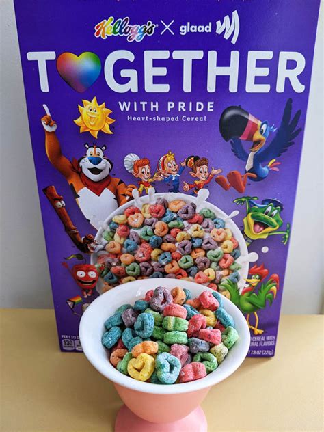 Quick Review Kelloggs Together With Pride Cereal Cerealously