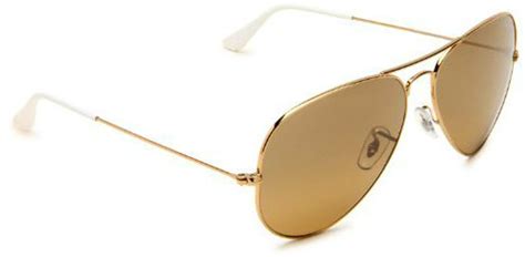 Gold Frame And Brown Lens Aviator Sunglasses 1109 Private Island Party