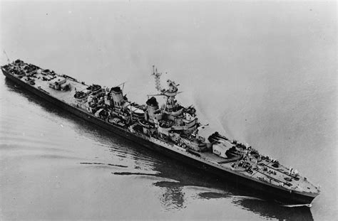 French Cruiser Montcalm Off Philadelphia Navy Yard 26 July 1943