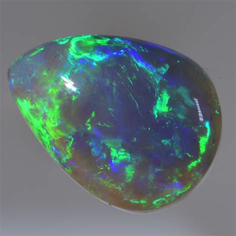 335 Ct Crystal Black Opal From Lightning Ridge Australia Cb268
