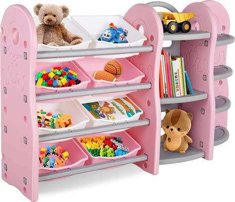 Potby Kids Toy Storage Organizer 4 Layer Children Play
