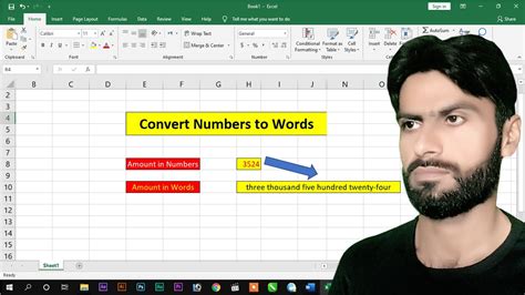 76 How To Convert Numbers Into Words Class76 Microsoft Excel 2019