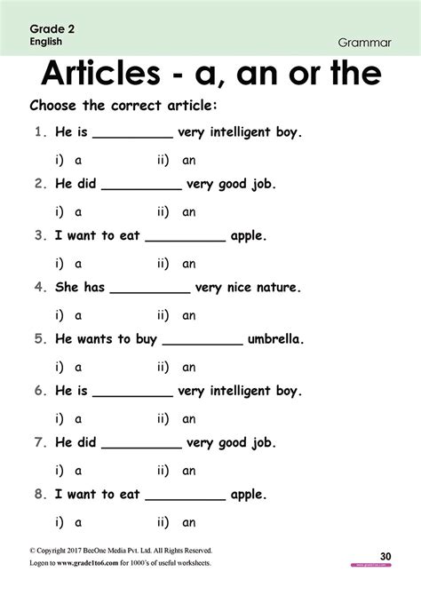 English Grammar Worksheets For Class 2 Icse 51 English Grammar